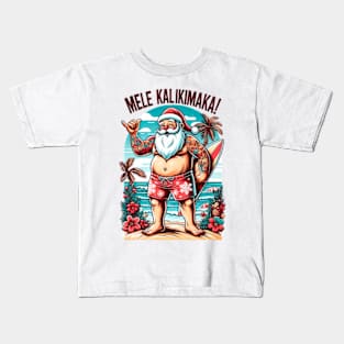 Merry Christmas - hawaiian Kids T-Shirt